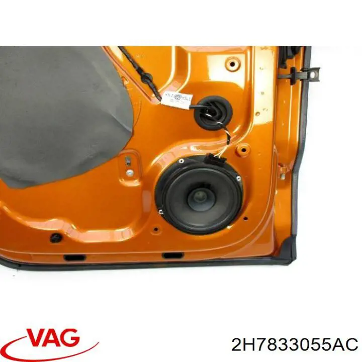 Купить 2H7833055ACGRU VAG Дверь задняя