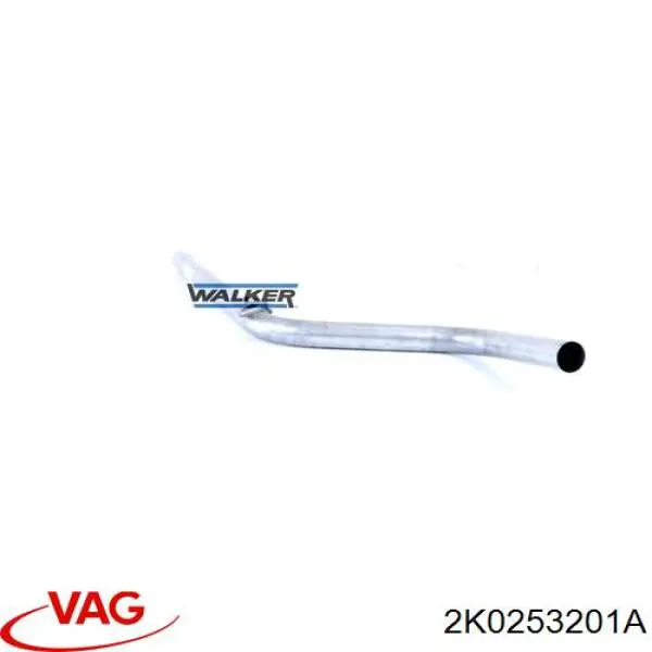 Купить 2K0253201A VAG Выхлоп центральный