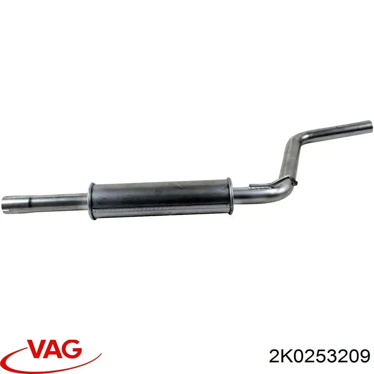 Купить 2K0253209 VAG Выхлоп центральный