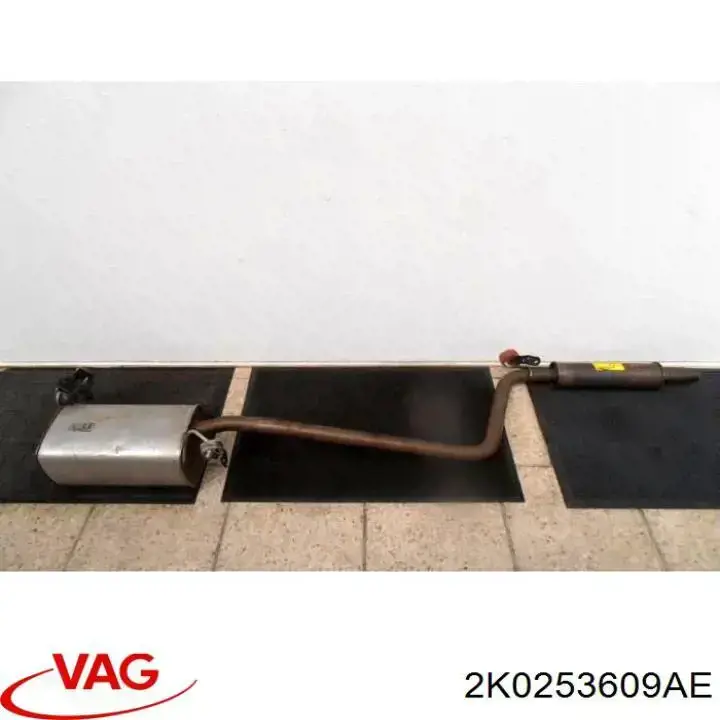 Купить 2K0253609AE VAG Глушитель задний