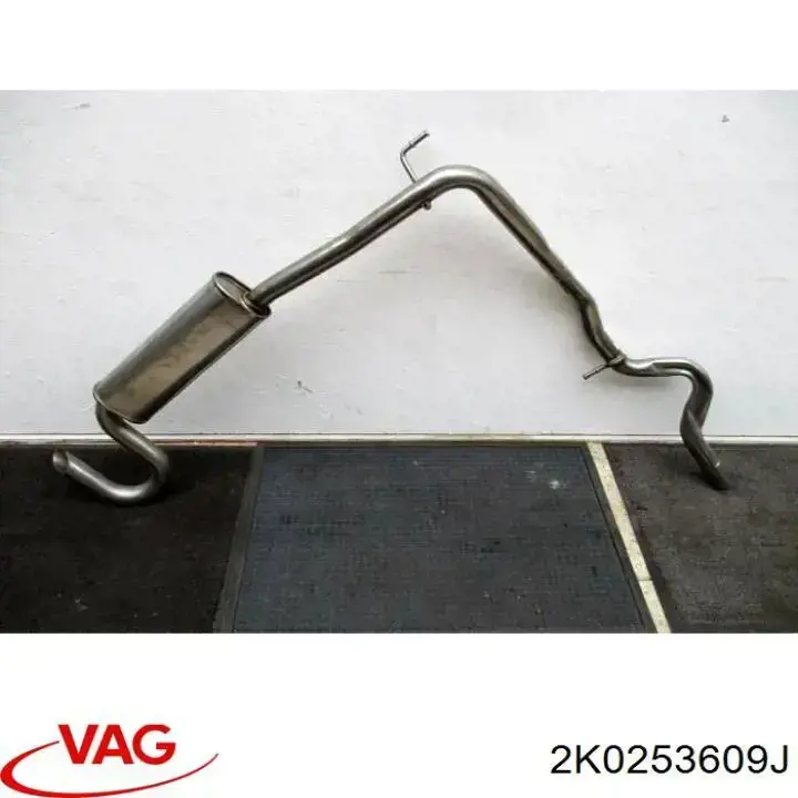 Купить JZW253609BS VAG Глушитель задний