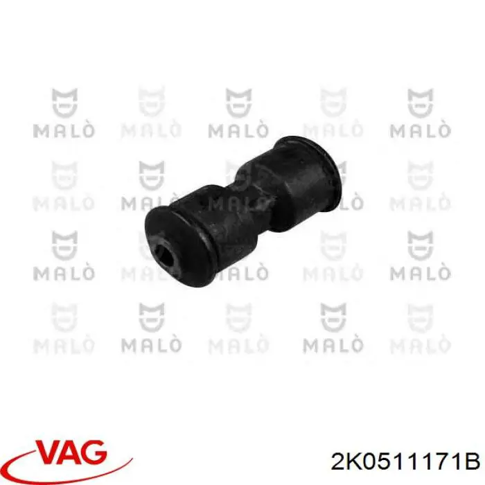 Silentblock para gemela de ballesta 2K0511171B VAG