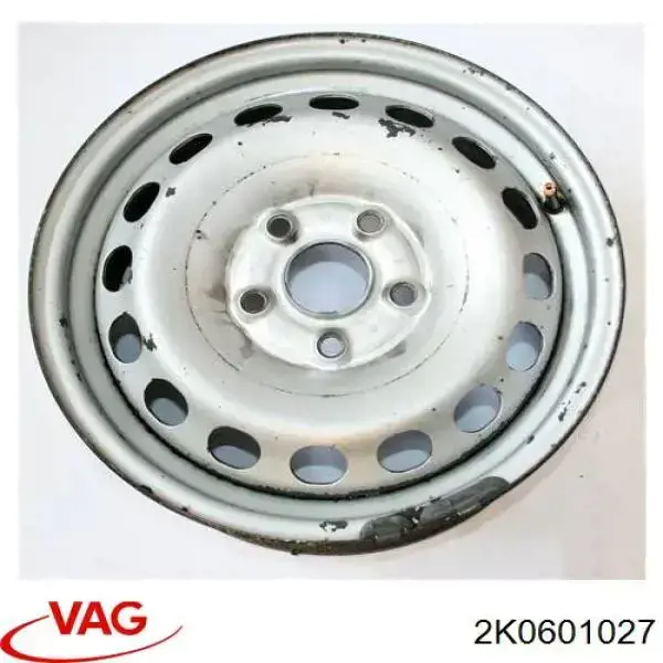 2K0601027091 VAG discos de roda de aço (estampados)