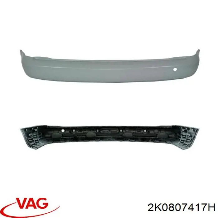 9575962J Polcar Задний бампер