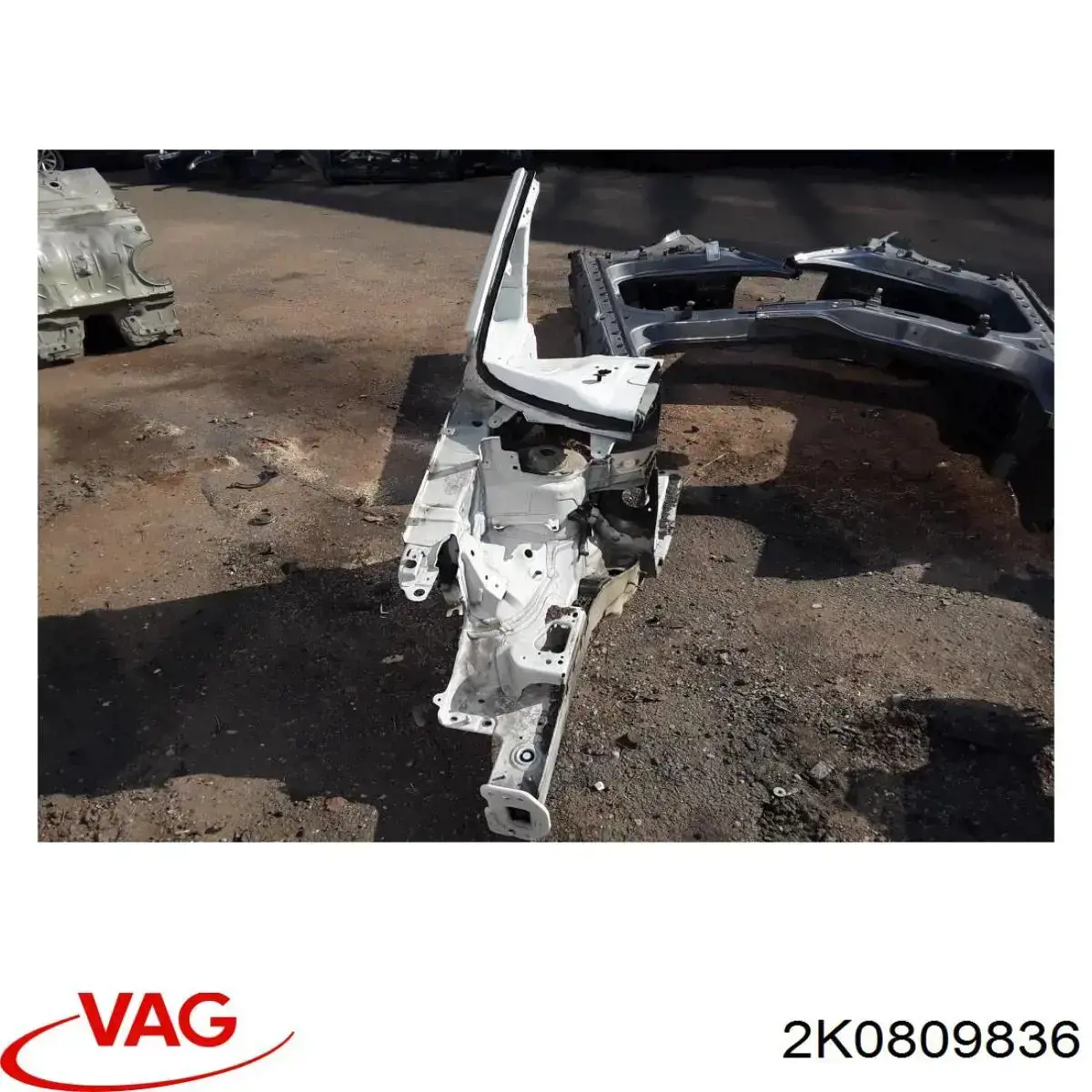 Купить 2K0809836 VAG Стойка кузова передняя правая