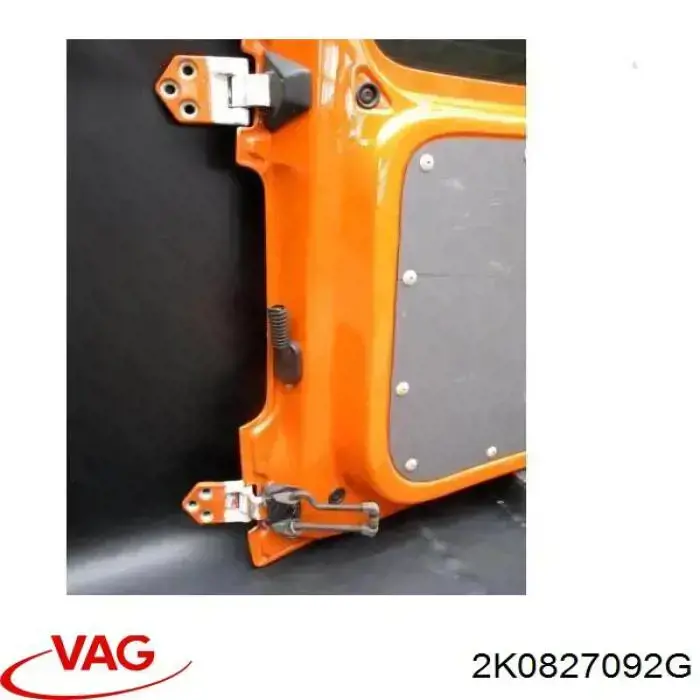 2K0827092G VAG Дверь фургона задняя распашная правая
