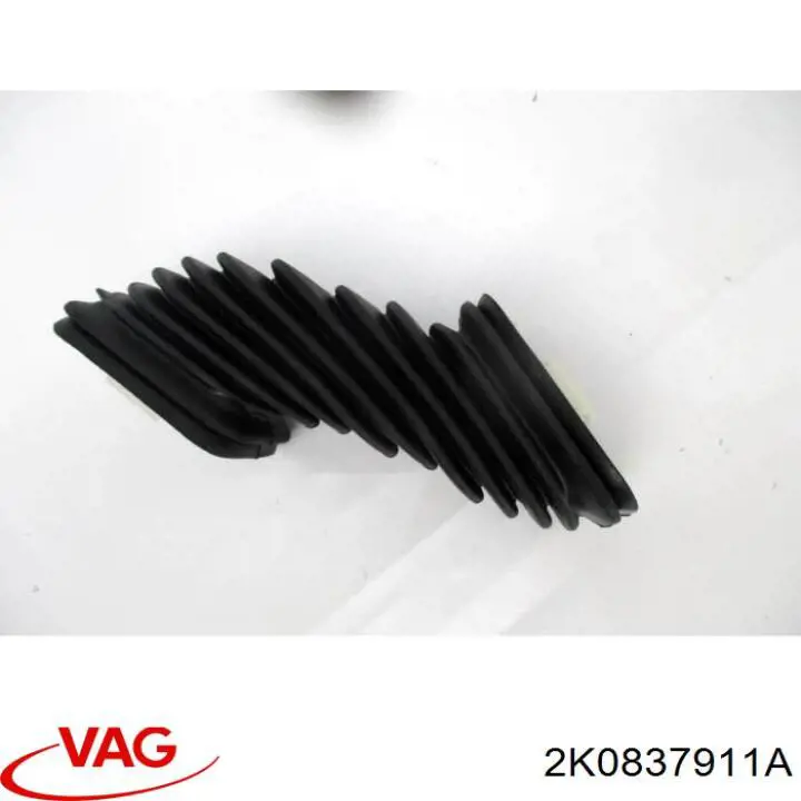 Уплотнитель двери передней (на кузове) 2K0837911A VAG