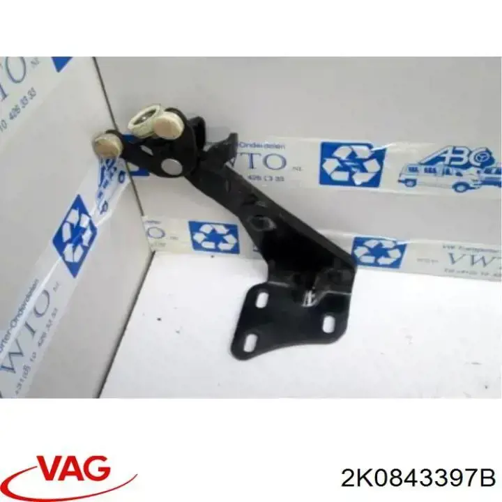 Ролик двери боковой (сдвижной) левый нижний VAG 2K0843397B цена, от 10.14 USD