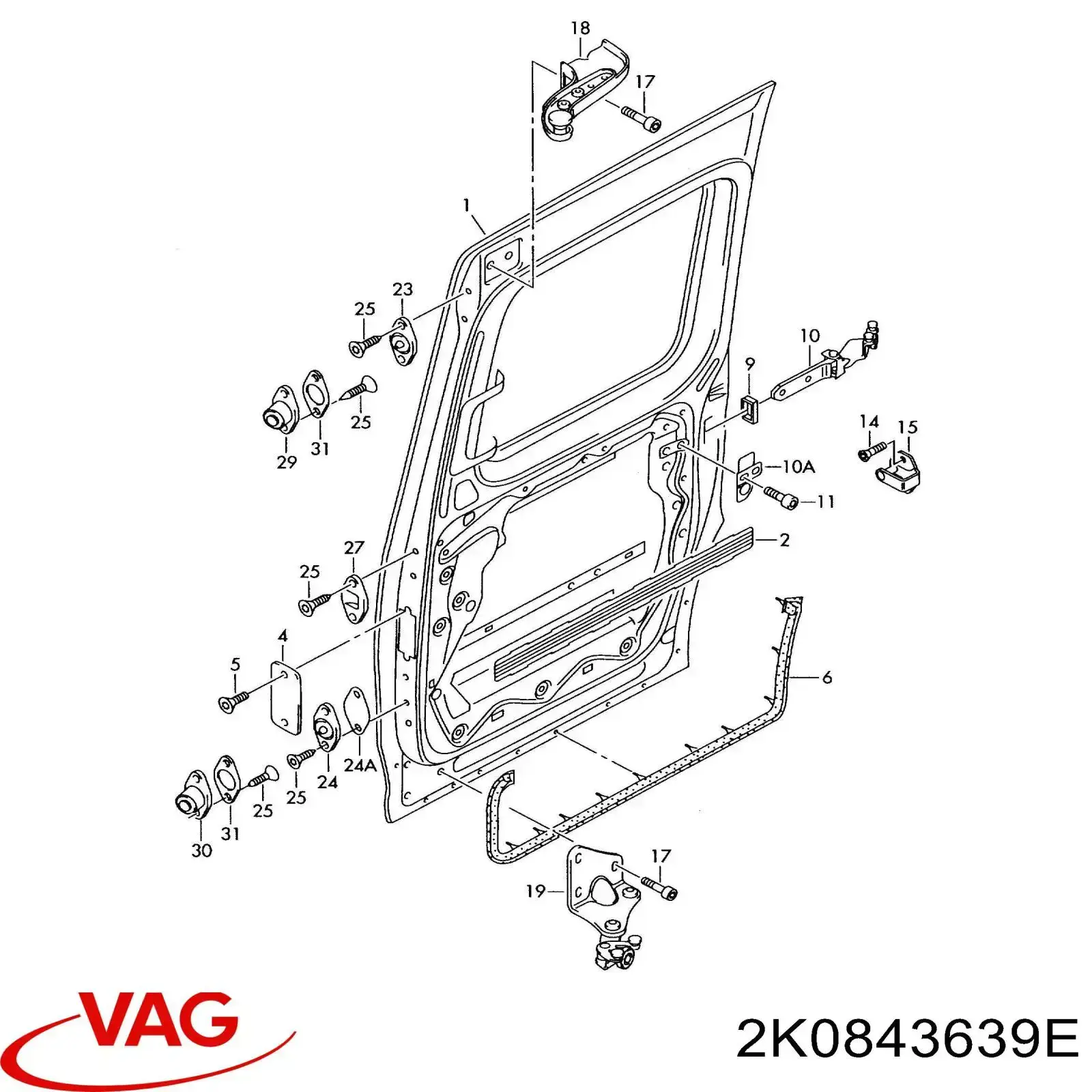  VAG 2K0843639G цена, от 11.84 USD