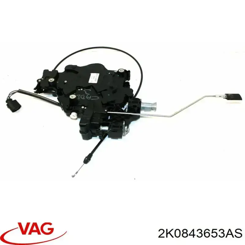 Замок и ручки (передней) двери VAG 2K0843653AS цена, от 126.69 USD