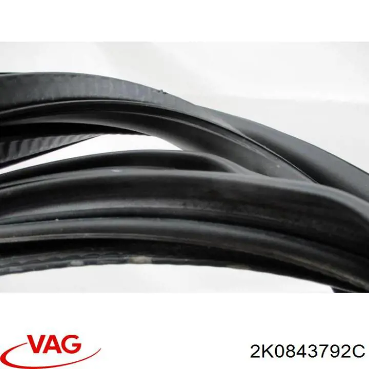 Уплотнитель двери боковой (сдвижной) VAG 2K0843792C цена, от 11.85 USD