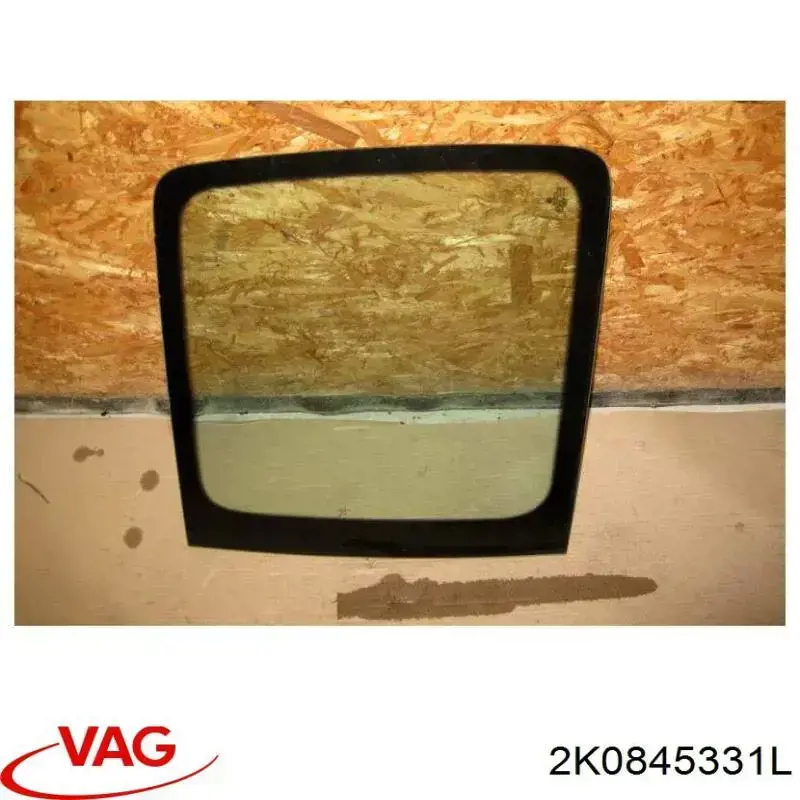 2K0845331C VAG vidro de carroçaria (da seção de bagagem esquerdo)