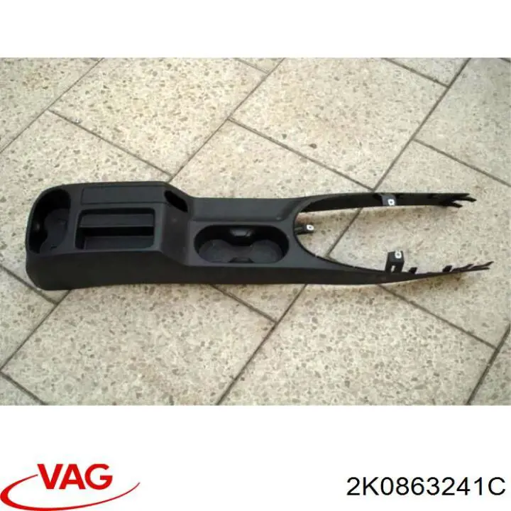Консоль панели управления центральная 2K0863241C VAG