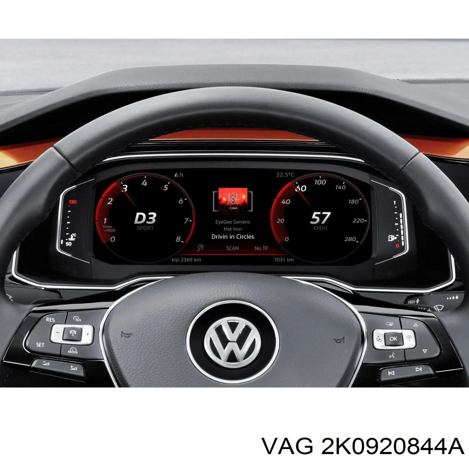 Приборная доска (щиток приборов) VAG 2K0920844A цена, от 38.01 USD