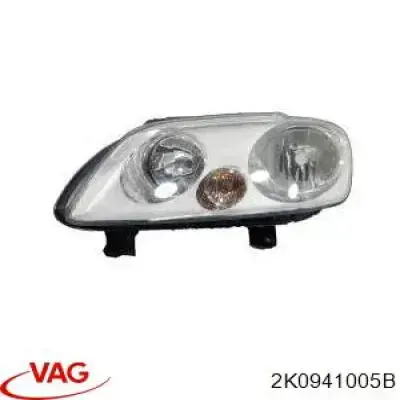 Левая фара 2K0941005B VAG