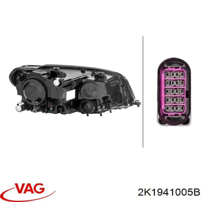 2K1941005B VAG Фара