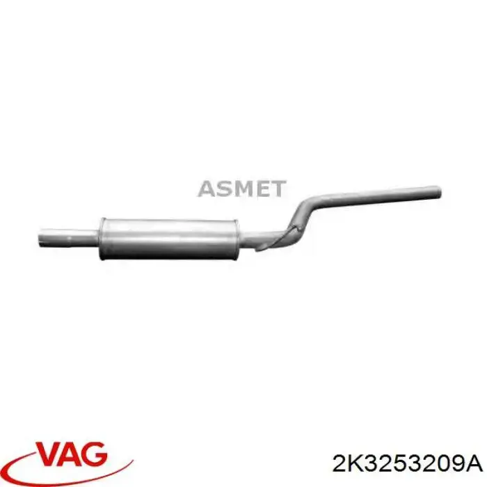 Купить 280169 Bosal Выхлоп центральный