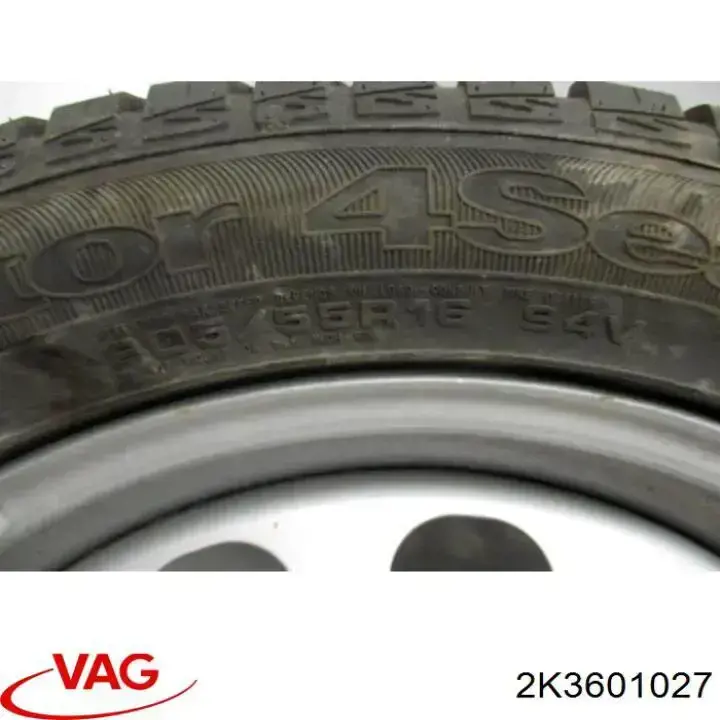 Купить 2K3601027 VAG Диски стальные