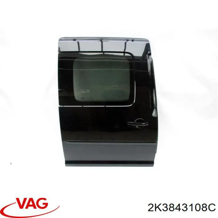 2K3843108C VAG Дверь боковая (сдвижная), правая