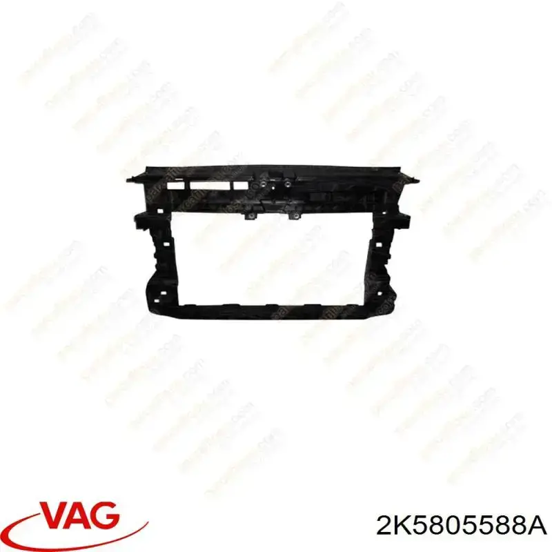 2K5805588A VAG суппорт радиатора вертикальный (монтажная панель крепления фар)
