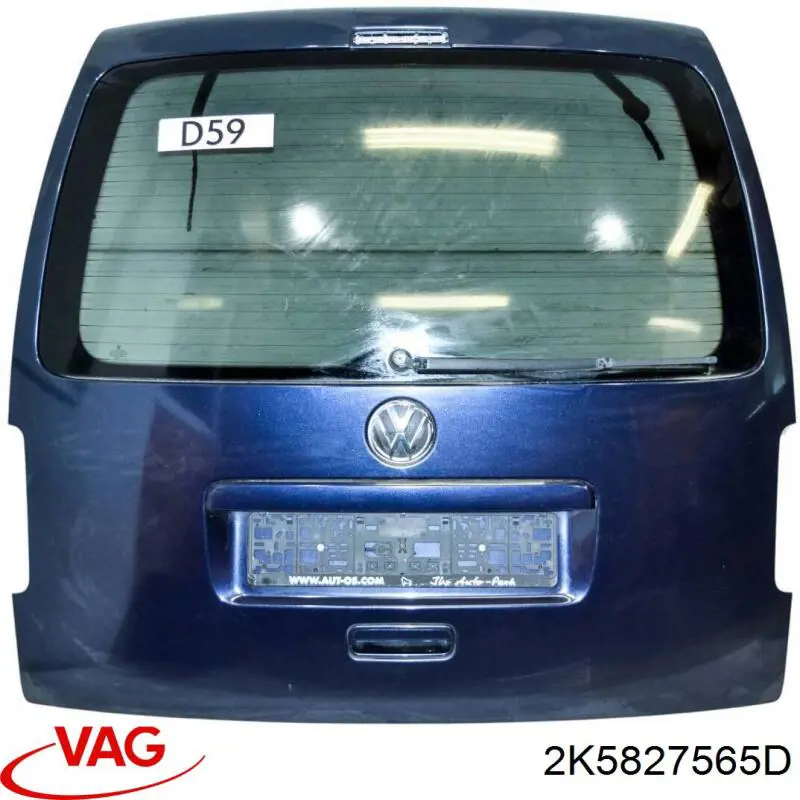 2K5827565DGRU VAG Ручка крышки багажника/3-й/(5-й) двери, наружная
