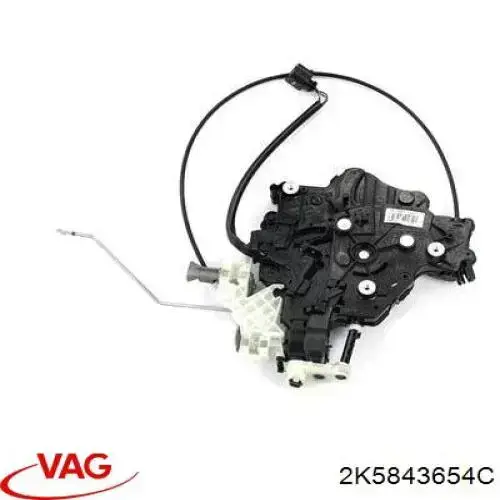 2K5843654C VAG Cerradura de puerta corrediza lateral puerta corrediza original y equivalente