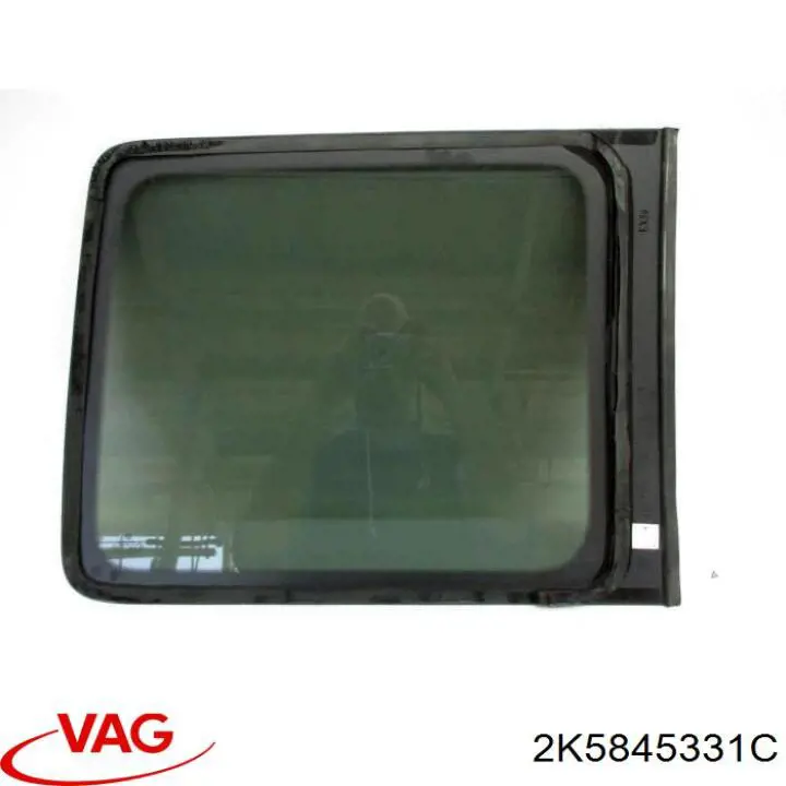 2K5845331C VAG Стекло кузова/багажного отсека, левое