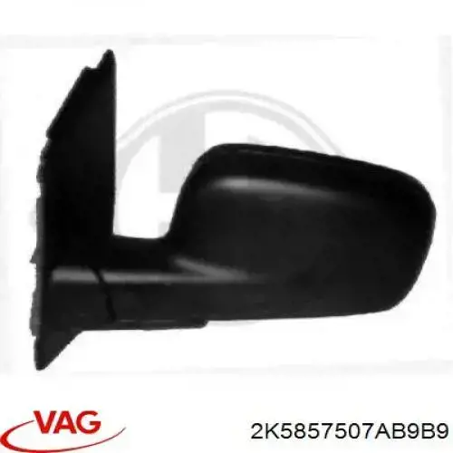 Зеркало заднего вида, левое VAG 2K5857507AB9B9 цена, от 57.01 USD