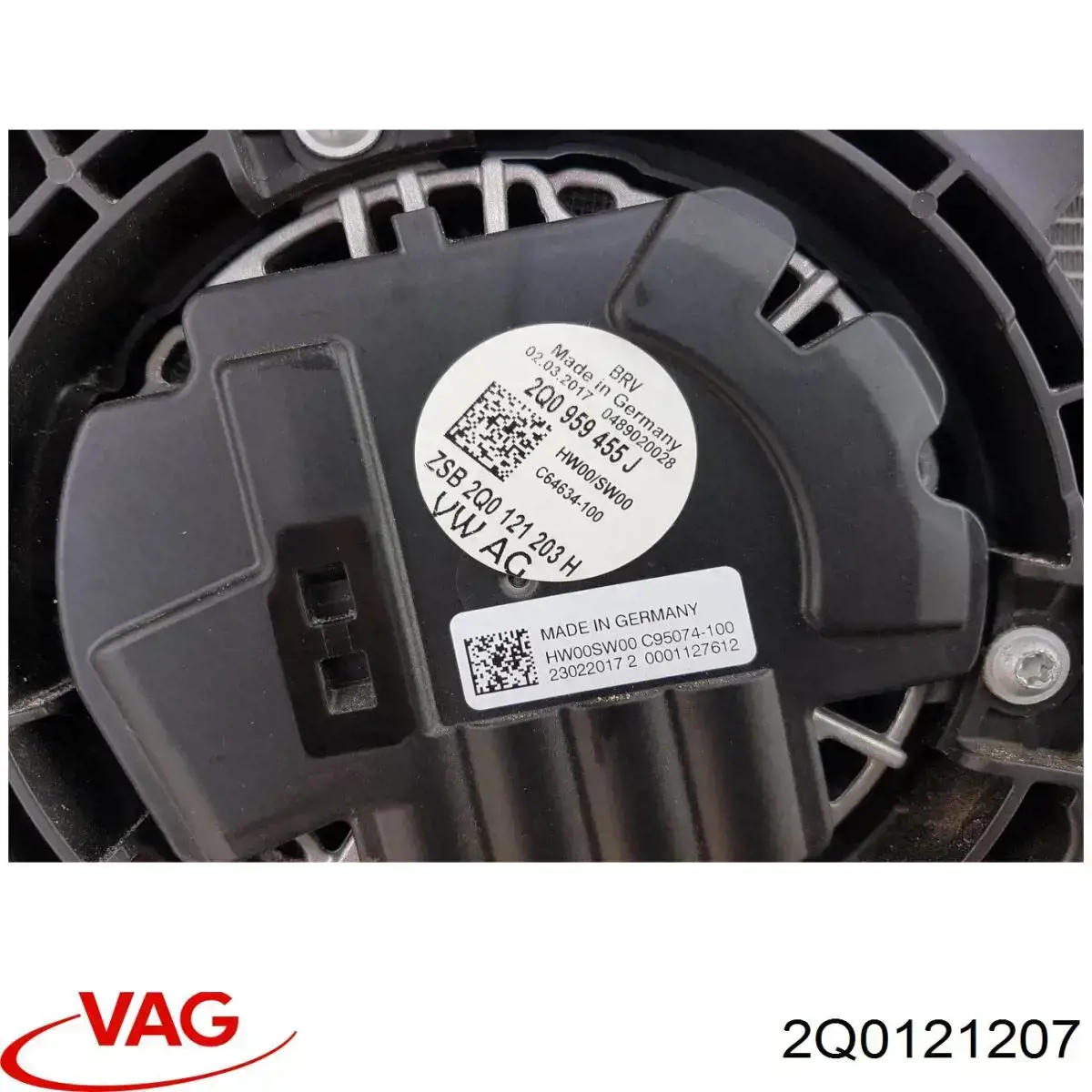 Диффузор радиатора охлаждения VAG 2Q0121207 цена, от 126.98 USD