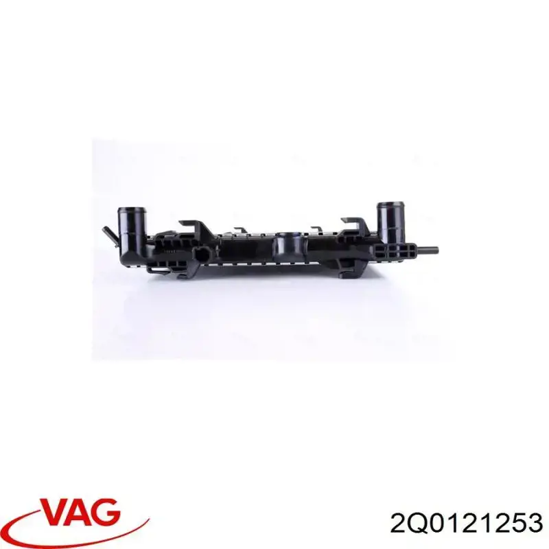 2Q0121253 VAG radiador de esfriamento de motor