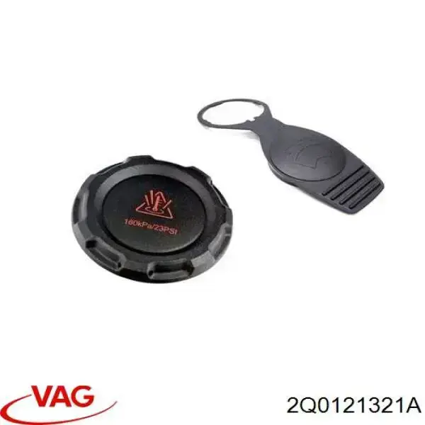 Купить 2Q0121321A VAG Крышка/пробка расширительного бачка