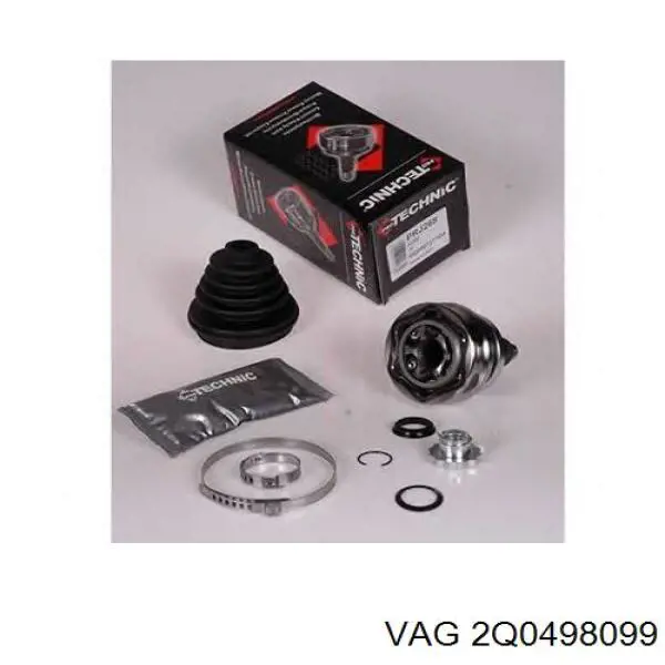 Купить 2Q0498099G VAG Внешняя граната