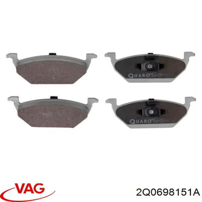 Колодки VAG 2Q0698151A цена, от 26.71 USD