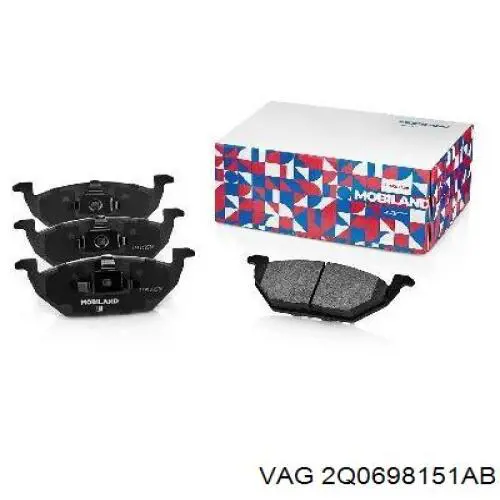 Колодки VAG 2Q0698151AB цена, от 26.42 USD
