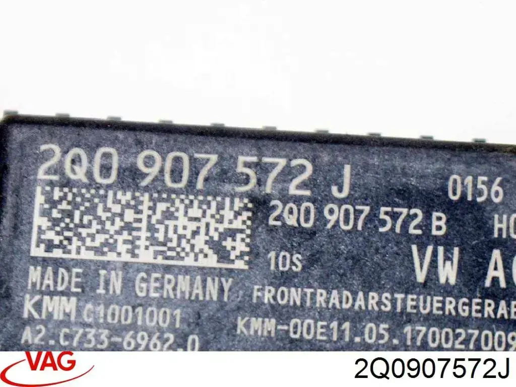 Радарный датчик дистанции 2Q0907572G VAG