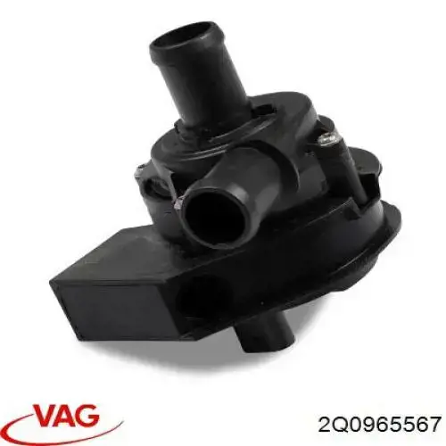 Купить 2Q0965567 VAG Помпа водяная, дополнительная электрическая