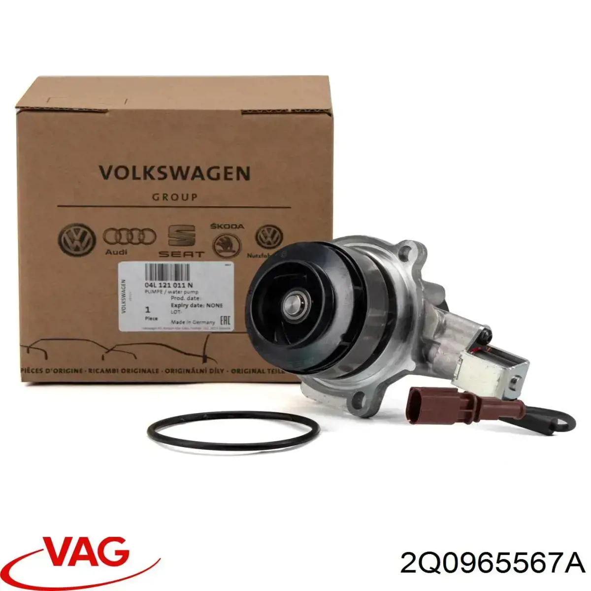 2Q0965567A VAG Водяной насос охлаждения электрический дополнительный