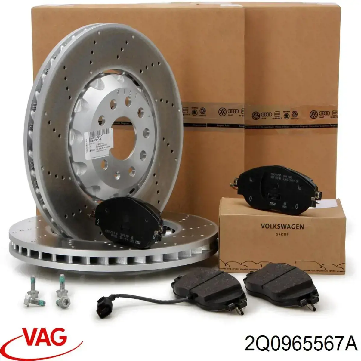Купить 2Q0965567A VAG Помпа водяная, дополнительная электрическая