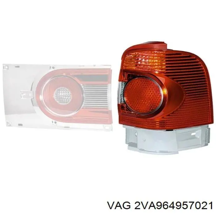 Фара задняя правая внешняя VAG 2VA964957021 цена, от 116.80 USD