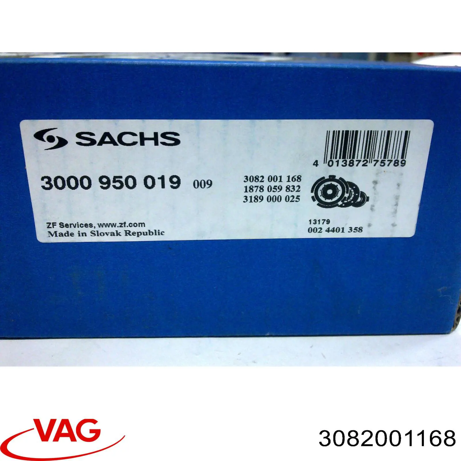 Корзина диска сцепления VAG 3F141025