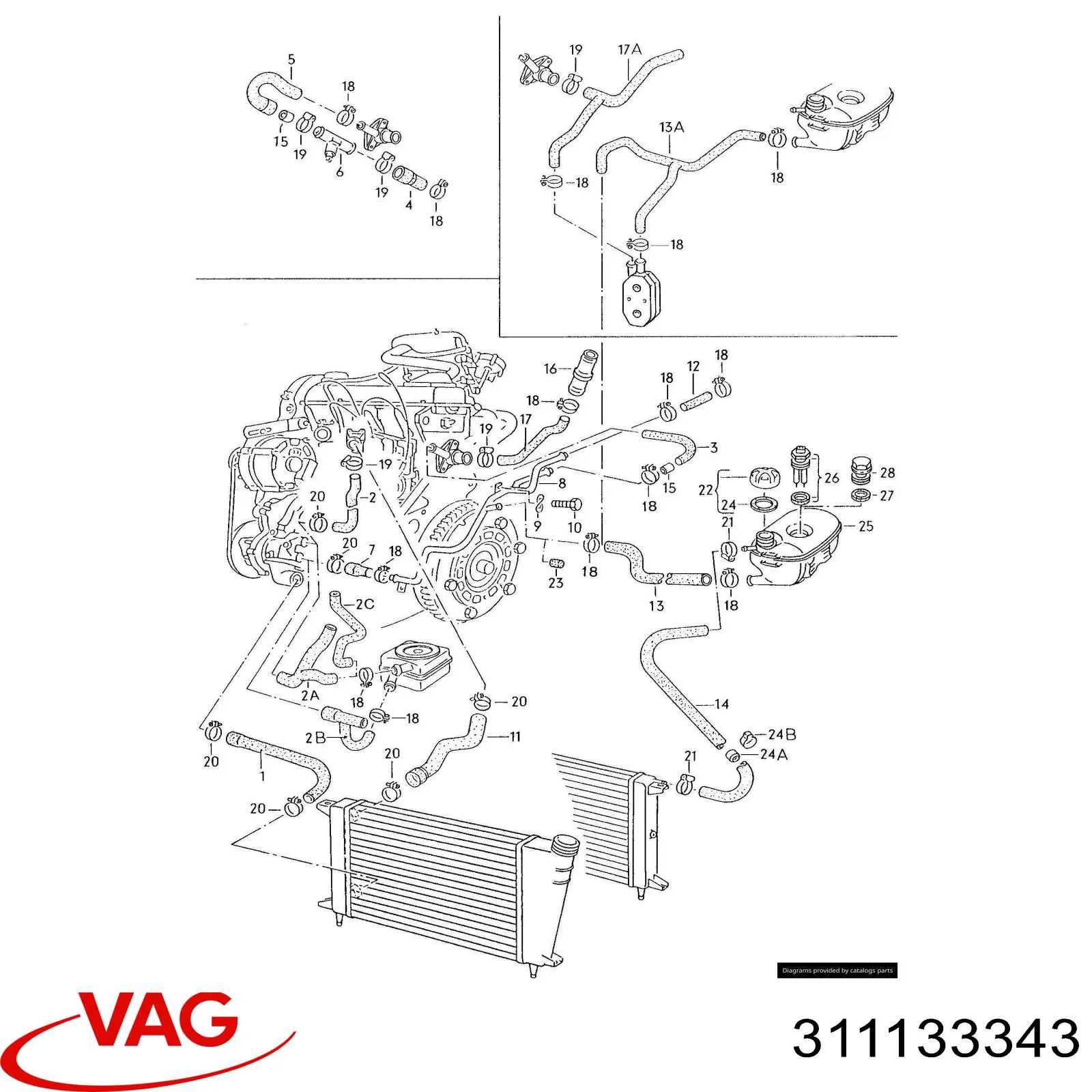  VAG 311133343 цена, от 1.96 USD