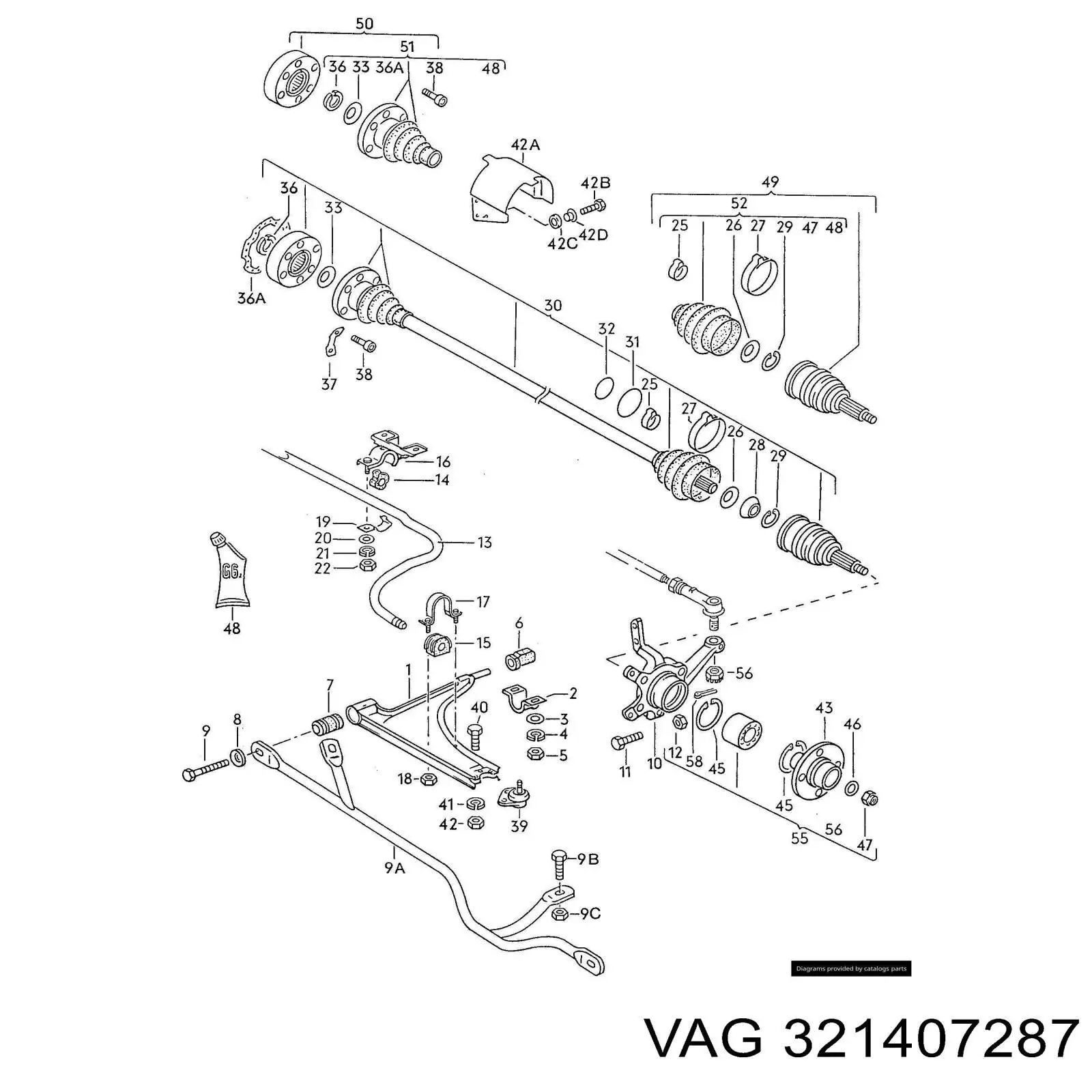 Купить 321407287 VAG 