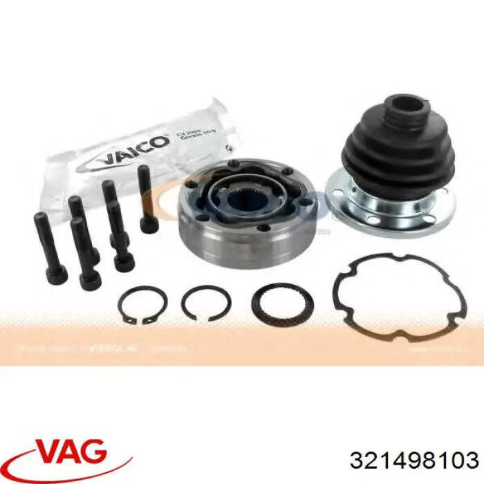 Шарнир угловых скоростей внутренний передний VAG 321498103 цена, от 28.30 USD