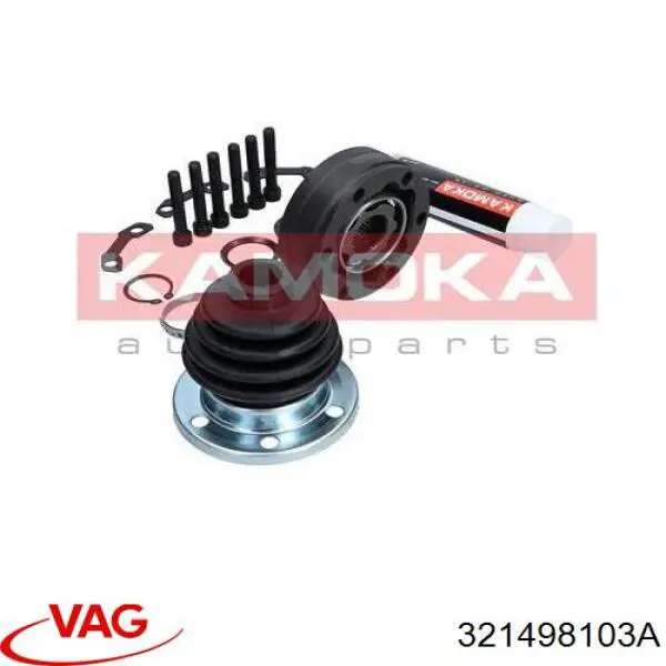 Шарнир угловых скоростей внутренний передний VAG 321498103A цена, от 26.43 USD