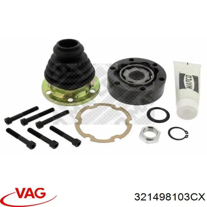 Шарнир привода внутренний VAG 321498103CX цена, от 26.85 USD