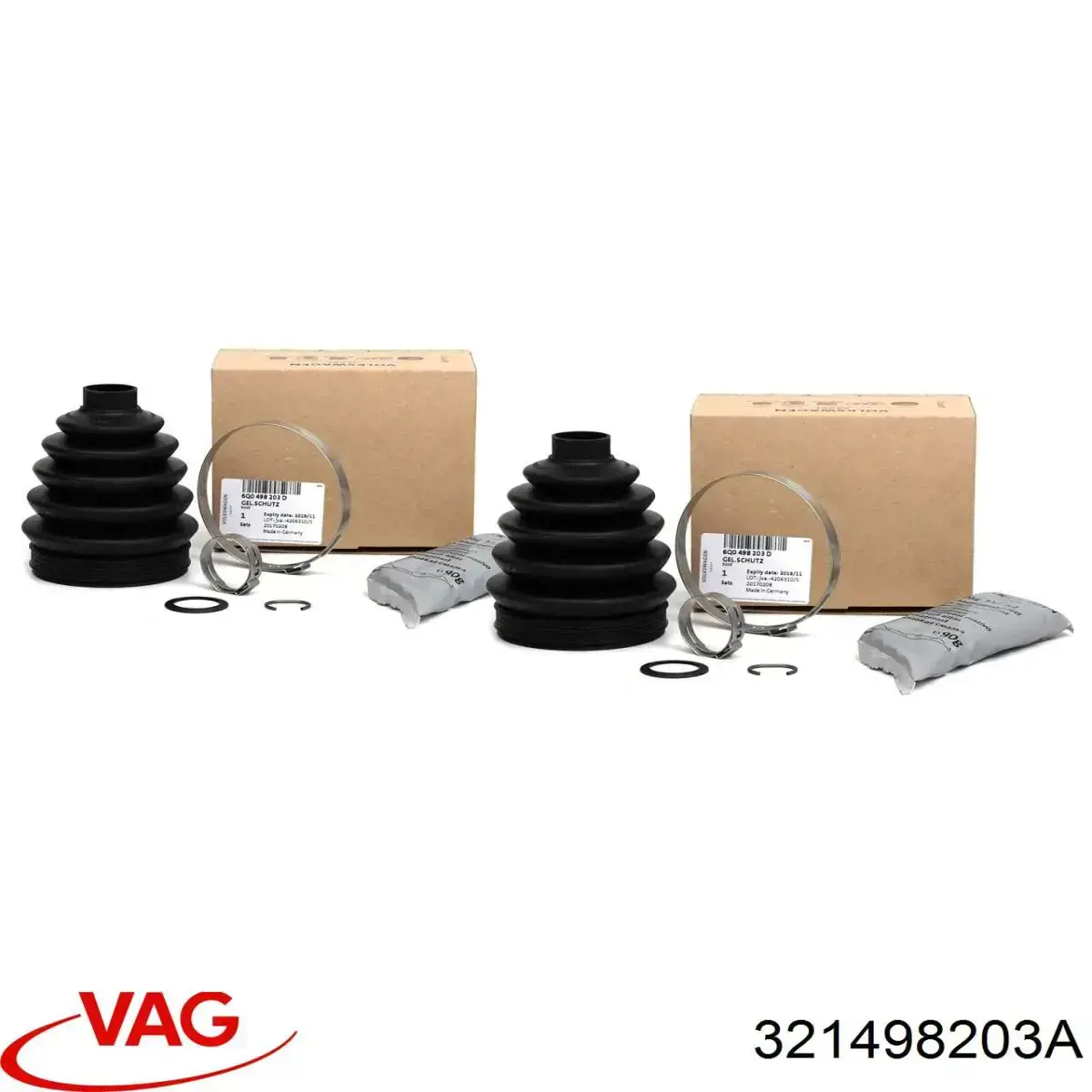 Пыльник ШРУСа передней полуоси наружный VAG 321498203A