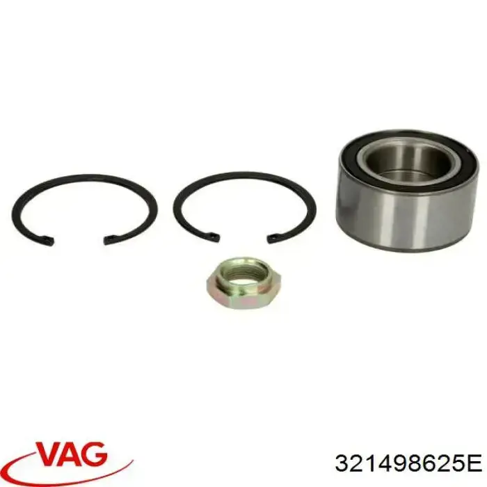 Подшипник ступицы передней/задней 321498625E VAG