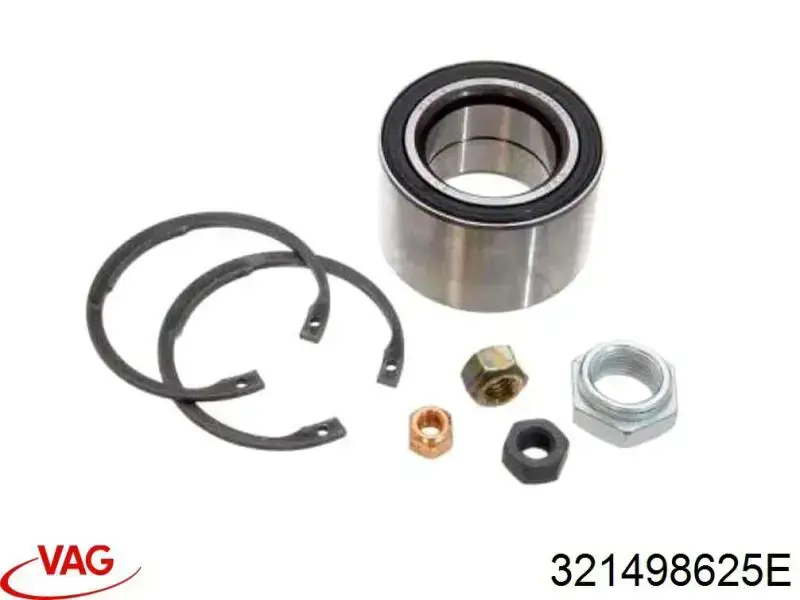 Подшипник ступицы пер/зад VAG 321498625E цена, от 11.30 USD