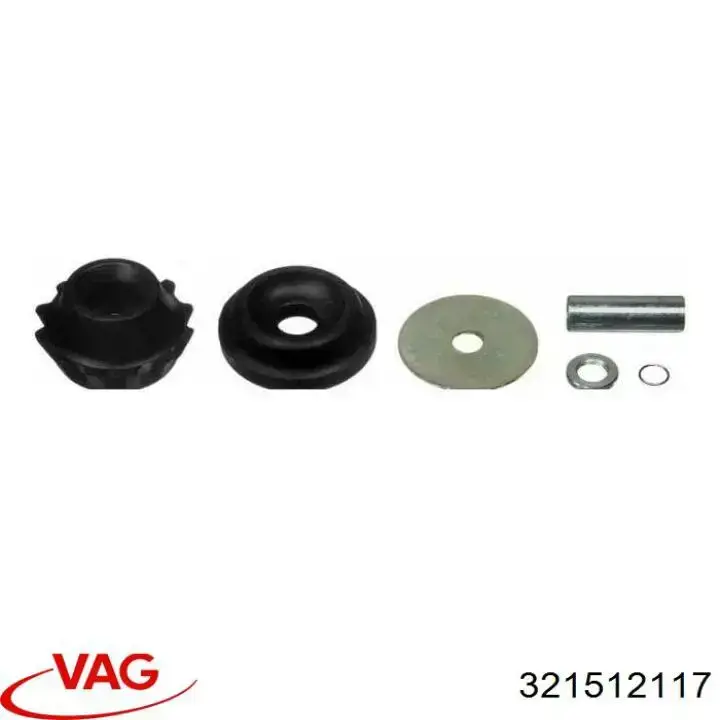 Опора амортизатора заднего, правого VAG 333512143A