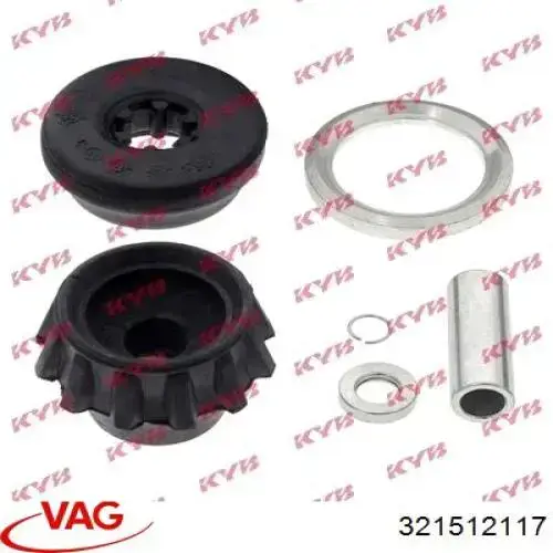 333512143A VAG Подушка амортизатора заднего, правого
